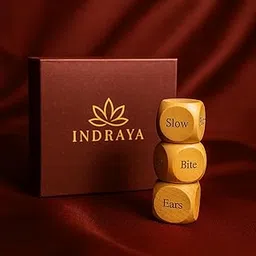 Love Dice Game for Couples, Wooden Dice Set with 216 Combinations, Hand-Polished Steam Beech, Pouch and Guide, Made in India-picture-11