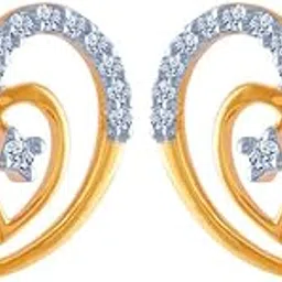 p.c. chandra jewellers Gold and Diamond Stud Earrings for Women-picture-39