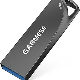 GARMESE 128GB USB 3.0 Flash Drive, Waterproof Metal USB Memory Stick, Slim Thumb Drive Portable Pen Drive with Keychain Hole Stylish Jump Drive for PC Computer Car - Gray-image-94