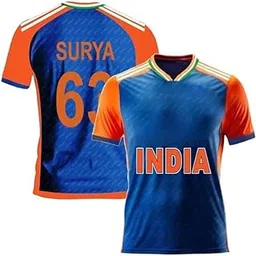 New India Jersey T20 New Surya 63 Tshirt for (Kids,Men&Boys)-picture-12
