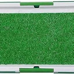 CPEX Dog Toilet Mat Puppy Training Pads Indoor Outdoor Puppy Potty Tray Grass Pad Pee Pad with Tray Large Dog Litter Box Artificial Grass for Balcony Reusable Pet Potty Pad Easy Clean-Up (1 Pcs)-picture-32