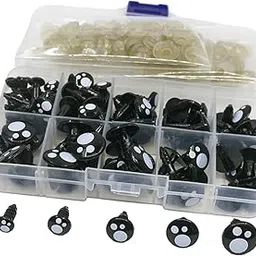 FABLOFT® 100Pcs Doll Eyes Sewing Doll Making Accessories for Plush Animal Arts Puppet-picture-21