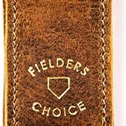 FIELDERS CHOICE GOODS Leather Magnetic Money Clip with Gold Foil Logo - Made from Vintage Baseball Gloves by FC Goods, Tanned Leather, One Size-picture-26
