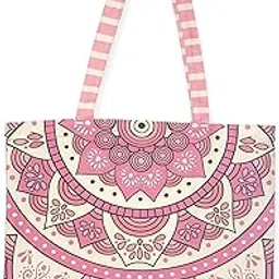 Premium Large Cotton Canvas Tote Bag for Women – Stylish, Eco-Friendly Shoulder Bag with Zipper Closure and Inner Pocket, Perfect for Work, Travel, Shopping, and Everyday Use.-image-16