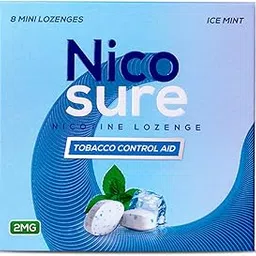 Nicosure Lozenges Pack of 3-24 pcs|Icemint Flavour|Sugar-Free| mini Size Max Flavour-picture-27