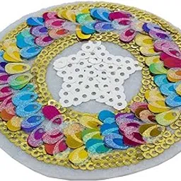 Aadya Crafts Sequines Star Round Small-picture-23
