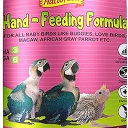 hallofeed Hand-Feeding Formula (Baby Bird Food) - Powder, 200Gm For Exotic Baby Bird Chicks Budgies Cockatiel Lovebird African Grey Parrot Sunconure-picture-12
