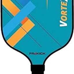 Prokick Vortex Pickleball Paddle | Lightweight Graphite Racquet | Dark Cyan/Yellow Stripes | High Power & Spin Control | Comfort Grip | Ideal for Beginners & Advanced Players-picture-27