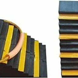 Signxpress India Truck Wheel Chock – Heavy Duty Rubber Wheel Stopper | Anti-Skid Surface | Ideal for Trucks, Buses, Lorries & Industrial Vehicles-image-6