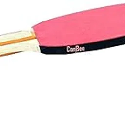 Canbee Table Tennis Racket Wooden | Red and Black Eva Fome Coting Wooden Polished Handles for Kids Traning (1 Piece)-picture-17