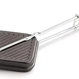 SONIQE Sandwich Toaster with High Grade Non-Stick Coating, Standard Size Gas Toaster | Grill Sandwich Toaster | Nonstick Sandwich Toaster | Sandwich Toaster Regular (Black)-picture-11