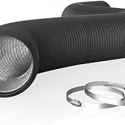 AC Infinity Flexible 4-Inch Aluminum Ducting, Heavy-Duty Four-Layer Protection, 25-Feet Long for Heating Cooling Ventilation and Exhaust-image-47
