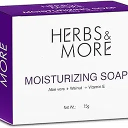 Herbs & More Moisturizing Soap - 75g | Pack of 5 | Gentle Hydrating Soap for All Skin Types | Deeply Moisturizing Formula, Gentle Cleansing Action & Natural Ingredients for Skin Health-picture-22