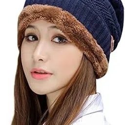 hindawi Winter Beanie Scarf for Boys Girls (5-12 Years) Hats Circle Scarf Kids Slouchy Skull Cap-picture-18