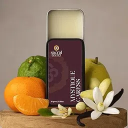 Mystique Caress Solid Perfume for Women, Alcohol-Free, Oriental Floral Musky Fragrance, Non-Greasy, Long Lasting, 10g-picture-45