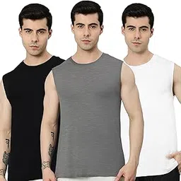 heelium Bamboo Gym Vests for Men, Odour Free, Super Soft & Comfortable-picture-20