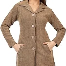 twenty me Winter Wear Casual Full Sleeve with Pockets Women's Long Cardigans (4576)-picture-21