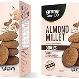 grane.co Almond Millet Cookies - Date Cinnamon -150gm (Pack of 2)-picture-10