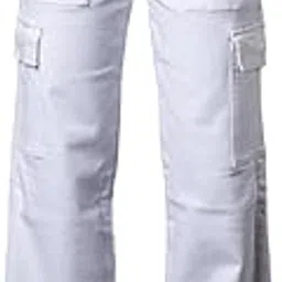 omg creation Women's Latest Chic & Comfy Solid High Waist Cargo Fit Power Lycra Jeans with 6 Pockets I Sleek & Stylish Bottom Wear for Every Occasion (Size 28 to 34)-picture-19