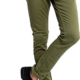 improves Improbes Men's Chino Pants, Stretchy, Slim, Skinny Colored Pants-picture-49