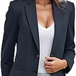rocksy Casual Blazer for Women, Elegant Satin Coat for Office & Party Use-picture-54