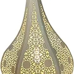 MERISHOPP®Table Lamp Desktop Light Moroccan Style Lantern 16x16x33cm Rounf Dot|Home & Garden|Lamps, Lighting & Ceiling Fans|Lamps-image-19