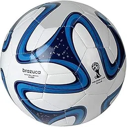 AU Traders 2014 Blue Brazuka Football for All Ages Suited for The Grass Fields | PU | Suitable for Grass |Practice Ball | Soccer Ball | for Men/Women | Football Size - 5 with Pump (Z 02)-picture-12
