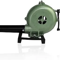 Jivinex Manual Hand Blower for Tandoor, Chulha & BBQ | Heavy-Duty Cast Aluminium Coal Forge Blower Machine – Smooth & Quiet Use with Oil Ports – Ideal for Tea Stalls, Camping & Home Cooking-picture-31
