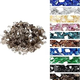 onlyfire Reflective Fire Glass for Natural or Propane Fire Pit, Fireplace, or Gas Log Sets, 10-Pound, 1/4-Inch, Bronze-picture-24