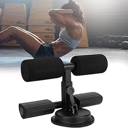 Deoxys Sit Up Bar Foot Holder - Sit up Exercise Equipment for Home Workouts, Black Rubber Strong Suction Cup for Sit-Ups, Sit Up Bar for Abs-picture-52