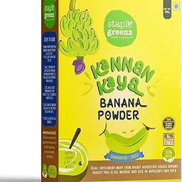 StapleGreenz Raw Banana Flour (Kannan Kaya) | 100% Natural, Prebiotic & Gluten‑Free | No Preservatives | Rich in Dietary Fiber | Ideal for Porridge & Soups | 300g-picture-26