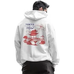 Knock Tokyo Japan 350 GSM Heavyweight Cotton Hoodie – Premium Oversized Streetwear Hoodie for Men & Women | Minimal Japanese Temple Design-picture-28