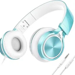 AILIHEN MS300 Wired Headphones, Stereo Foldable Headset for iOS Android Smartphone Laptop Tablet PC Computer (Lime Green)-picture-41