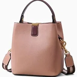 lovva paris Faux Leather Bag Women's Bucket Real Leather Fashion Hand Vertical Single Shoulder Net Red Tide Versatile Messenger Bag-picture-49