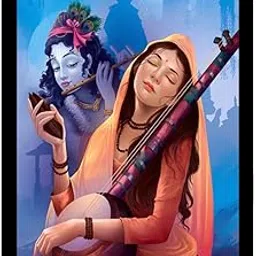 Meerabai Photo Frame | Meerabai Painting | Meera Bai Photo Frame - 1874 (14×20 Inch, Meerabai)-picture-10
