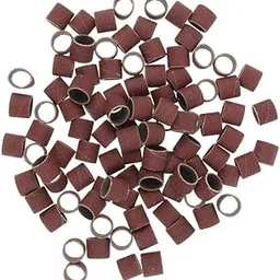 MERISHOPP 100 Pieces Sanding Drums Sanding Bands Sleeves for Rotary Tools 180#-picture-40