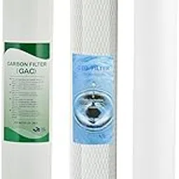 20-Inch CTO GAC PP Spun Water Filter Set – 3 Pcs Replacement Filters for Open RO 50 LTR Commercial RO Water Purifiers-image-39