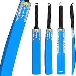 Lifelong Kids Wooden Cricket Bat | Lightweight & Easy to Swing | Durable Poplar Wood | Non-Toxic Colors | Soft Rubber Grip for Comfort | Perfect for Boys & Girls Learning Cricket (Blue, Size 3)-picture-46