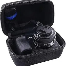 JINMEI Hard EVA Carrying Case Compatible with Panasonic Lumix GX85/G7 4K Digital Camera/Sony Alpha a6400/a6700/a6100 Lens Camera case. (small)-picture-28