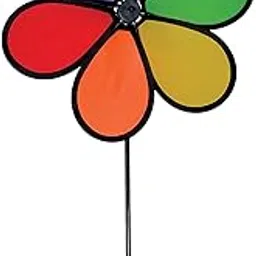 In the Breeze 12 Inch Rainbow Dazy Flower - Colorful Wind Spinner for your Yard and Garden-picture-15