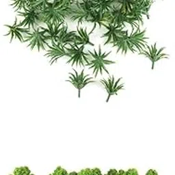 Merishopp 70x Green PVCTree Grass Model Train Railway Layout Scenery Decoration|Toys & Hobbies | Model Railroads & Trains | HO Scale | Parts & Accessories-image-73