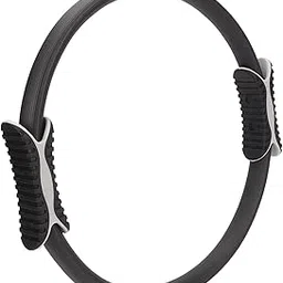 Pilates Circle, Pilates Elastic Portable Flexible Exercise for Gymnasium for Men Women (Black)-picture-16