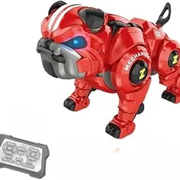 SKYBUCKET Stunt robotog.4G Remote Control Red robotogoy with Flips, Lights Sounds USB Rechargeable Smart Pet for Kids-picture-10