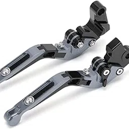 Motorcycle Levers, Brake Handles Wear Resistance 19.5cm/7.68in Length Adjustable Replacement for XJ6 Diversion 2009-2015 for Modification(Ash)-picture-25