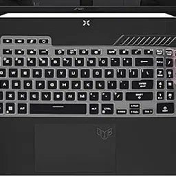 Keyboard Protector Cover for 2022 ASUS TUF Dash 15 15.6" FX517ZM FX517ZM-AS73, TUF Gaming F15 FX507ZM-ES74, TUF Gaming F17 FX707 FX707ZM 17.3", ASUS TUF A15 A17 Gaming Laptop, Black-picture-25