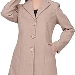 hallinton Women Winter Coats | Long Overcoat for Women | Stylish Button Closure Jacket for Casual & Formal Wear-picture-11