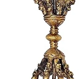 Dattatreya Tibetan Buddhist Eight Pronged Small Dorje in Brass Handmade, Length : 4" inches-picture-26