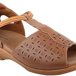 Women's Open-Toe Laser Cut Sandals-image-7