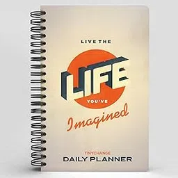 TINYCHANGE Daily Work Planner | Undated Daily Pages for 6 Months | To-do List Diary & Appoinment Organizer | Productivity Hacks & Self Care | 400 Free Stickers-image-6