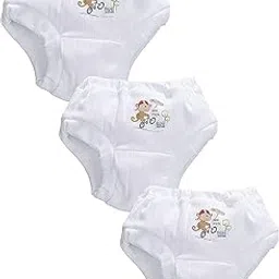 the baby company White Colored Panty/Brief/Bloomer for Girls & Boys, Very Soft & Comfortable Cotton Fabric-picture-26